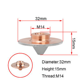 M11 Dia.28mm Caliber 0.8 - 6.0mm برش لیزر برای برش لیزر فیبر WSX توانمند