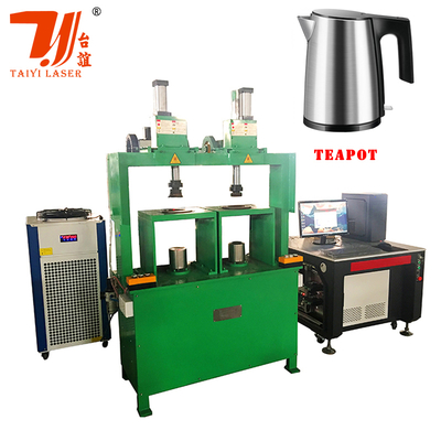 2025 3000W اتوماتیک فیبر لیزر جوش ماشین ایستگاه دوگانه برای کتری الکتریکی