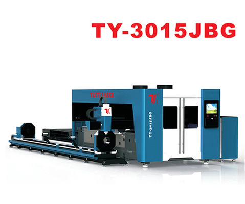 TY -3015JBG 1000W - 6000W CNC فیبر لیزری برش لوله فلزی SS لوله برش لیزری