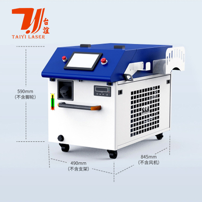 ترویج نمایشگاه کانتون 1000w 1500w 2kw 3kw دستگاه جوش لیزر دستی برای آلومینیوم آهن فولاد ضد زنگ