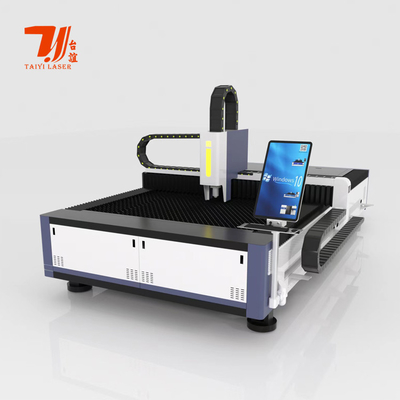ارتقاء 1500W فلز فولاد ضد زنگ Cnc فیبر لیزر ماشین برش