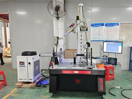 2000W کتل اتوماتیک فیبر لیزر جوش ماشین برای ارتش کتل آب بطری