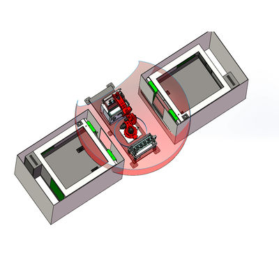 Dual-Station Robotic Laser Welding Machine, 1500W-3000W for Efficient High-Volume Production