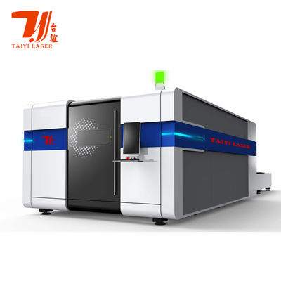 ماشین برش لیزری فیبر با سرعت بالا با میز مبادله و محصور و