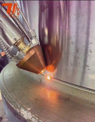 دستگاه روکش لیزری CNC با سرعت بالا 6 کیلو وات برای تعمیر شفت و تعویض آبکاری کروم، 90% راندمان پودر