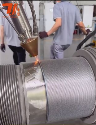 دستگاه روکش لیزری CNC با سرعت بالا 6 کیلو وات برای تعمیر شفت و تعویض آبکاری کروم، 90% راندمان پودر