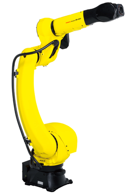ربات برش لیزری FANUC سنگین با منبع لیزر فیبر 6kW برای برش فلز فولاد ضخیم و ساخت فلز صنعتی