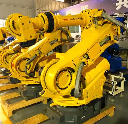 سیستم برش لیزری ربات FANUC با خنک کننده آب، محفظه ایمنی، برای پردازش لوله فلزی 3D