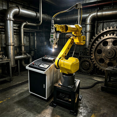 FANUC ربات M-20 6 محور ربات اتوماتیک 3D فیبر لیزر ماشین برش برای تجهیزات تناسب اندام مبلمان پشتیبانی برش