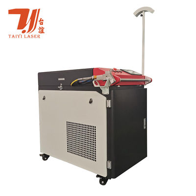 ترویج نمایشگاه کانتون 1000W 1500W 2000W 3000W حذف زنگ فلزی رنگ پوشش روغن ماشین تمیز کننده لیزر دستی
