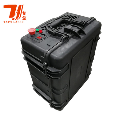 پاک کننده لیزر فیبر Raycus Case Trolley Case Raycus , لیزر زدود کننده زنگ قابل حمل 100 واتی