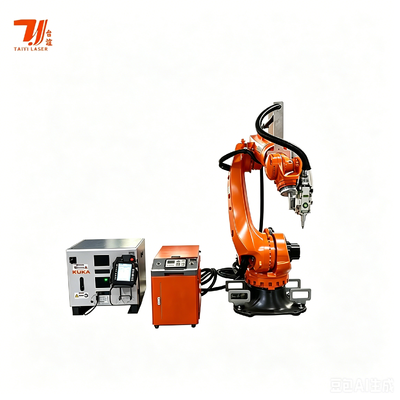 جوشگر لیزری فیبر فیبر IPG با دقت بالا 4000W با بازوی ربات صنعتی KUKA برای تولید خودرو