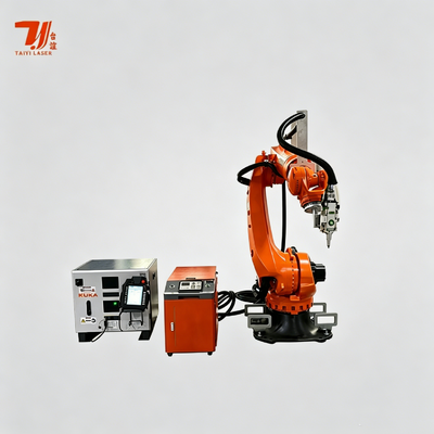جوشنده لیزری IPG با قدرت 4000W با بازوی رباتیک KUKA برای جوش تولید انبوه با سرعت بالا