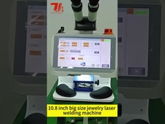 دسکتاپ 10 اینچ صفحه نمایش بزرگ لیزر جواهرات جوش ماشین
