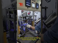 1000W - 6000W فولاد ضد زنگ کتری چایی قوطی دو طرفه ایستگاه اتوماتیک فیبر لیزر جوش مک