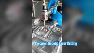 دستگاه برش لیزری رباتیک CNC برای ریخته گری آلومینیوم - برش دقیق 6 محوره و سوراخ کردن S
